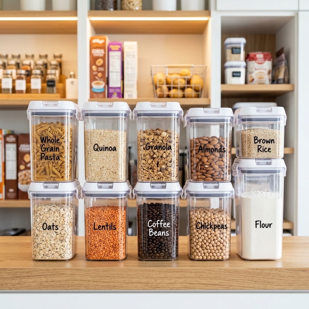 Potes Electrolux em uma geladeira organizada